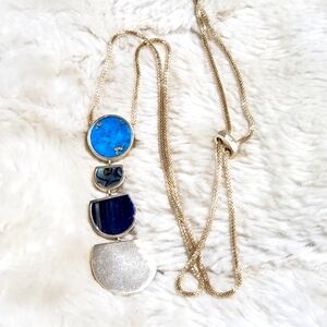 Kendra Scott 18k YG Vermeil Turquoise & Blue 'Luna' Pendant Necklace